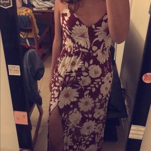 Forever 21 Floral Print Maxi Dress